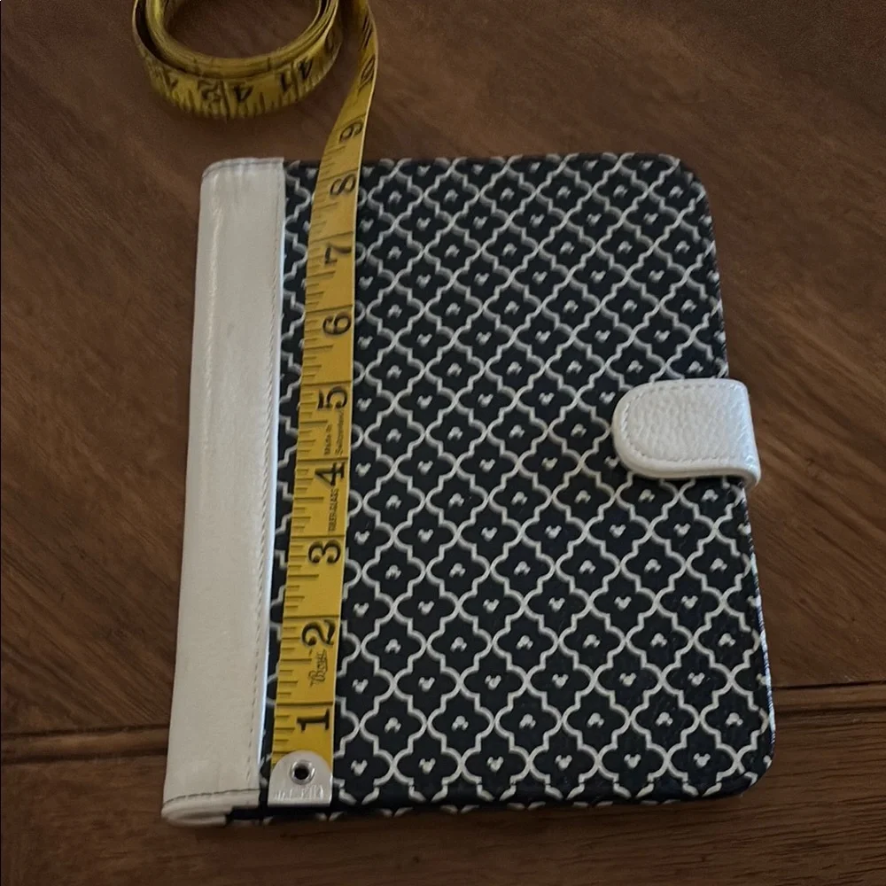 Disney Black and White Patterned Binder